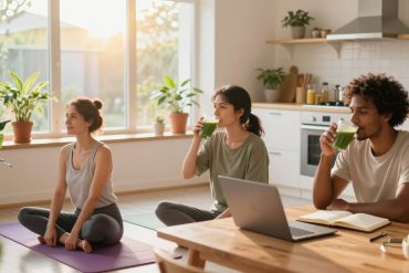 Morning routine for energy boost