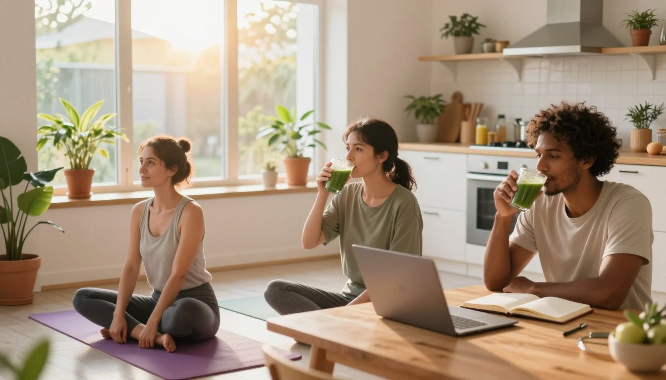 Morning routine for energy boost